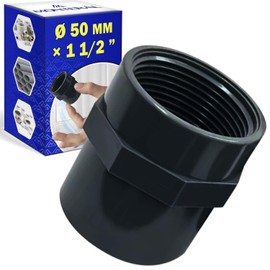 PVC Fitting 50 mm x 1 1/2 Inch with Internal Thread for Connecting PVC Pipe MONTERAL
