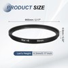 PATIKIL 55mm Star Filter, 8 Points Starburst Len Filter Variable