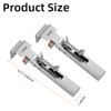 2 Pack Drawer Front Installation Clamps，Quick-Install Drawer Mounting Clips，Cabinet Installation