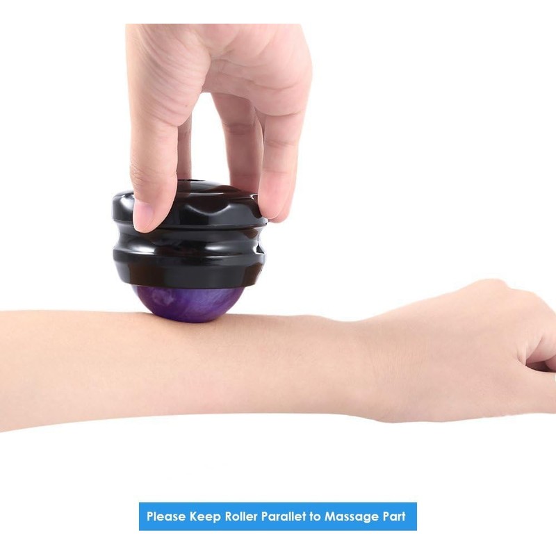 ZONGS Manual Massage Ball Pain Relief Back Roller Massager Self