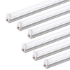 Barrina (6 Pack LED T5 Integrated Single Fixture, 4FT, 2200lm,