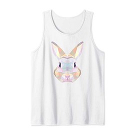 Funny Easter Day Tee Bunny Rabbit Ears Egg Cute Men & Women Tank Top