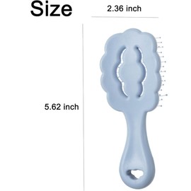 Cloud Shape Small Dog Grooming Brush, Ideal for Shih Tzus, Yorkies, and Maltipoos Gentle Puppy Hair Brushes for Effective Grooming (2 pcs)