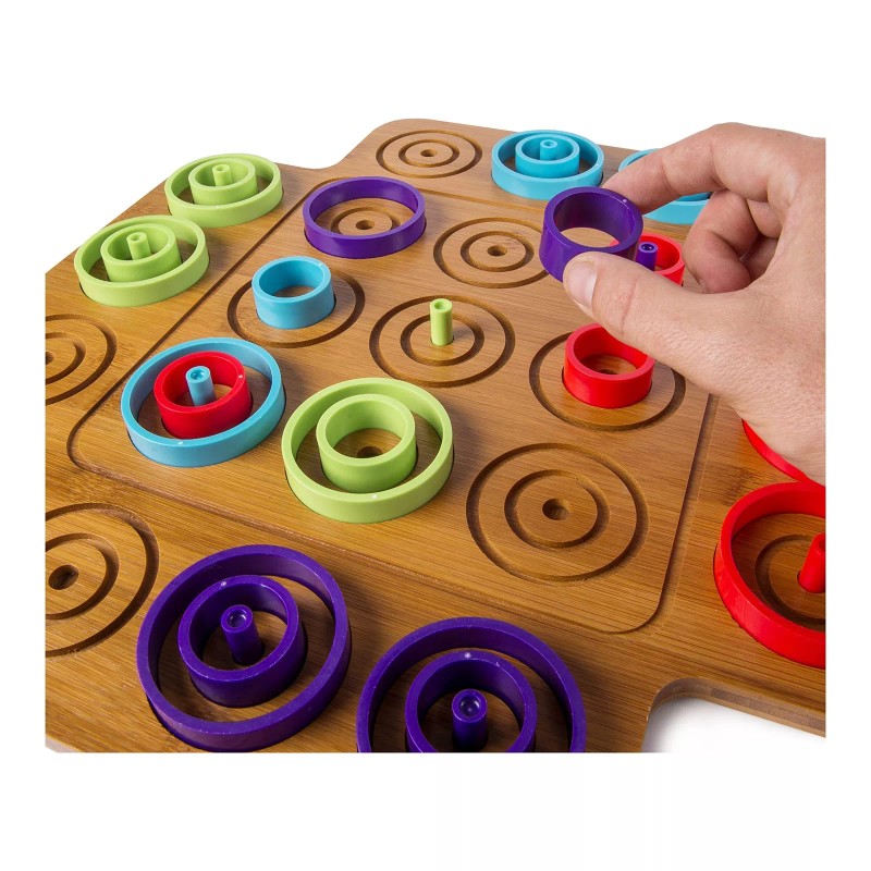 Marbles Otrio Wood Strategy-Based Family Board Game Award-Winning STEM Interactive