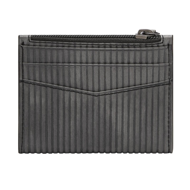 Fossil Andrew Zip Card Case Lead Grey, Lead Gray, Vintage
