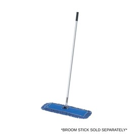 Soro Essentials- 24" Premium Dust Mop Head with Looped Ends Cotton Blend Blue Color– Washable Commercial Mop Head Replacement Heavy-Duty Mop for Janitorial & Housekeeping Needs