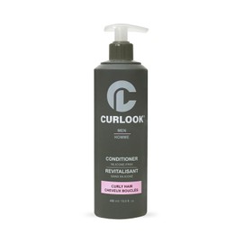 Acondicionador Para Cabello Rizado Para Hombres | Sin Silicona - 400 Ml (13,5 Oz) | Ayuda A Restaurar Los Nutrientes Naturales Del Cabello Para Lograr Rizos Con Cuerpo Y Aspecto Saludable.