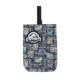 Takanami Create Quilted Shoe Case, Jurassic World, Black [130560] Kindergarten Commute to School Learning