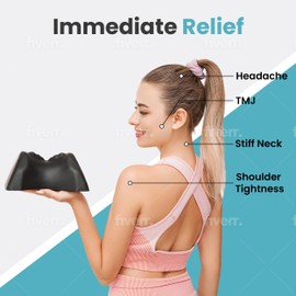 Lumia Wellness Occipital Release Tool, Cervical Traction Pillow for Pivtol Therapy & TMJ Relief, Neck and Shoulder Relaxer, Neck Traction Device for Spinal Alignment