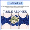 6 Pack 120 Inch Royal Blue Cheesecloth Table Runner Boho