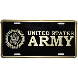 Honor Country US Army License Plate