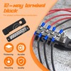 Tanstic 12 Terminal Power Distribution Block with Ring Terminals, 12