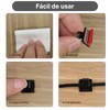 55 Piezas Clips Organizadores de Cables Autoadhesivos, Soportes de Cable