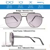 Sehnsucht Photochromic Progressive Multifocus Reading Glasses Mens Womens Transition Anti-Blue