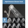 MakeFit Handheld Shower Head with Filter Brushed Nickel - High