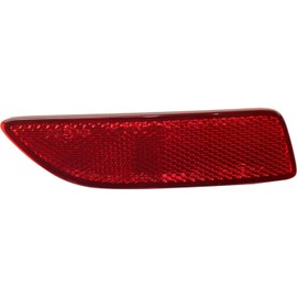 DAT AUTO PARTS Rear Right Passenger Side Back Bumper Cover Reflector Lamp Marker Light Insert Replacement For 2011-2013 Toyota Corolla Sedan Red Plastic Lens TO1185102 8191002130
