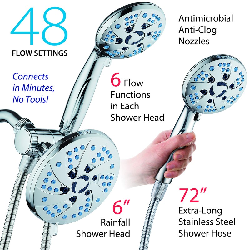 AquaCare Spa Station High Pressure 48-mode 3-way Rainfall & Handheld