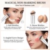 MOTIBACK 3 Piece Makeup Brush Set for Face and Eye