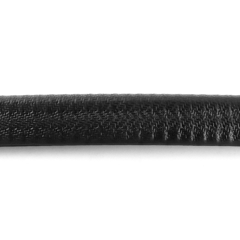 QWORK Black Edge Trim Large,1/4" Fits Edge (10 Feet Length)
