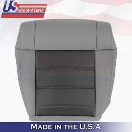 US Auto Seat Cover Inc 2008 For Jeep Wrangler Front Driver Bottom Synthetic Leather Seat Cover Gray