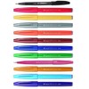Pentel SES15C Brush Sign Pen Marker Flexible Tip 12 Colours