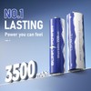 BlinksPower™ Lithium Batteries AA 4 Pack, 3500mAh NO.1 Lasting 1.5V