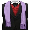 Light Purple Lilac Men's Nepalese Solid Colour Fashion Scarf Scarves