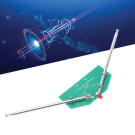 Telescoping Antenna V Dipole Antenna SMA Female Interface for 78M-415MHz FM Radio Communication Aeronautical Applications