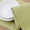 Soft Caddice Faux Linen 2 Side Table Runner, eco-Friendly Fabric