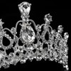 Frcolor Bridal Crystal Headband Crown Tiara with Comb for Wedding