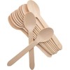 Concession Essentials Wooden Disposable Spoons 6 inches. Spoons Printed with