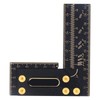 100mm Woodworking Scriber L Shape Square Ruler Aluminum Alloy Carpenter