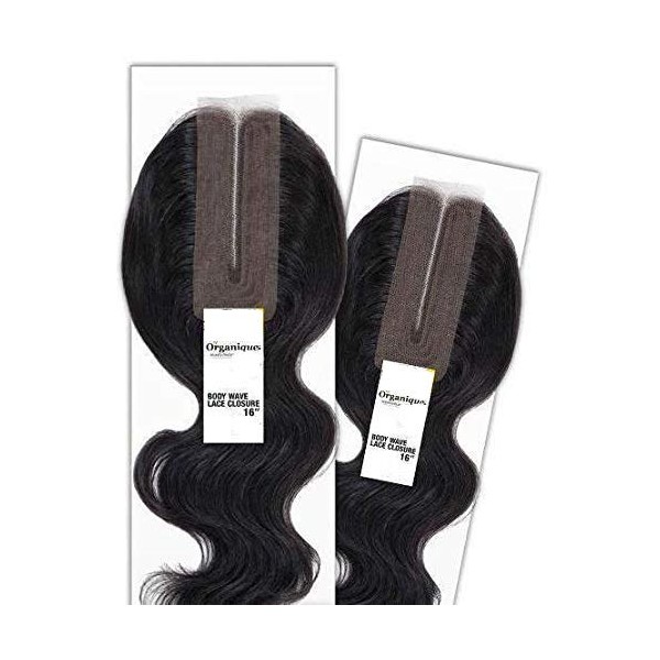 BODY WAVE LACE CLOSURE 16" (1B Off Black) - Shake-N-Go Organique Mastermix Synthetic Weave