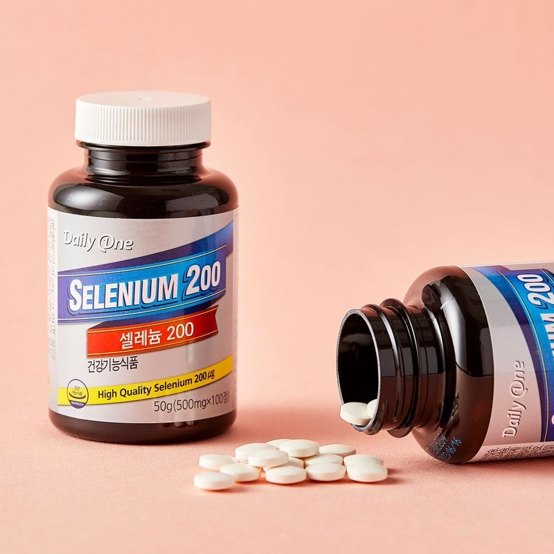 Daily One 데일리원 셀레늄 200 셀렌 대용량 500mg X 100정
