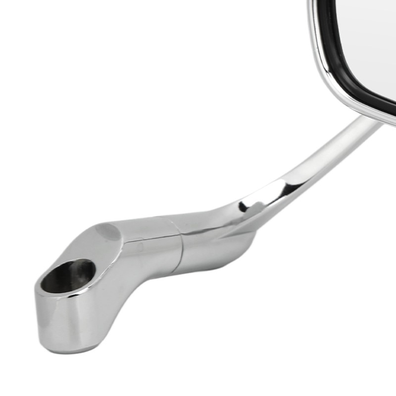 Pair 8mm 10mm Motorcycle Rearview Side Mirror Adjustable Angle Retro