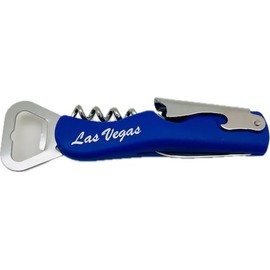 Las Vegas Wine & Bottle Opener (Blue)