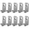 Adiyer 10pcs Heavy Duty T-Head J-Shaped Hangers 304 Stainless Steel