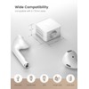 8 Pack Magnetic Cable Clips, Phone Cord Holder for Nightstand,