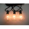 Sival Clear Globe String Lights Set of 25 G40 Bulbs,