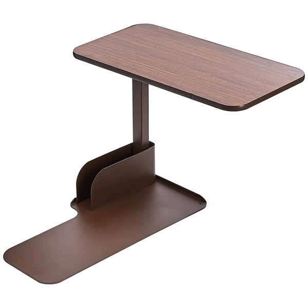 Drive Medical 13085LN Left Side Seat Lift Chair Overbed Table, Walnut