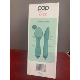 Pop Sonic Spade Face & Neck Sonic Beauty Cleansing Device Infuse Massage  Teal