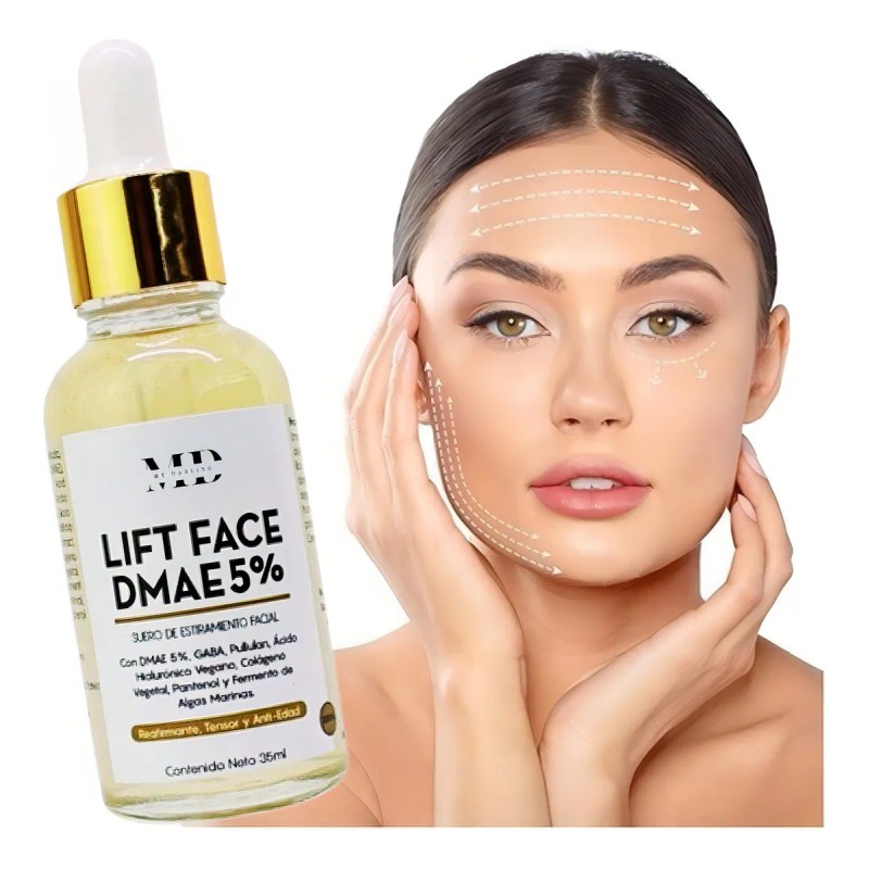 Kit Lift Face Dmae Suero Crema Facial Reafirmante Tensor Inmediato