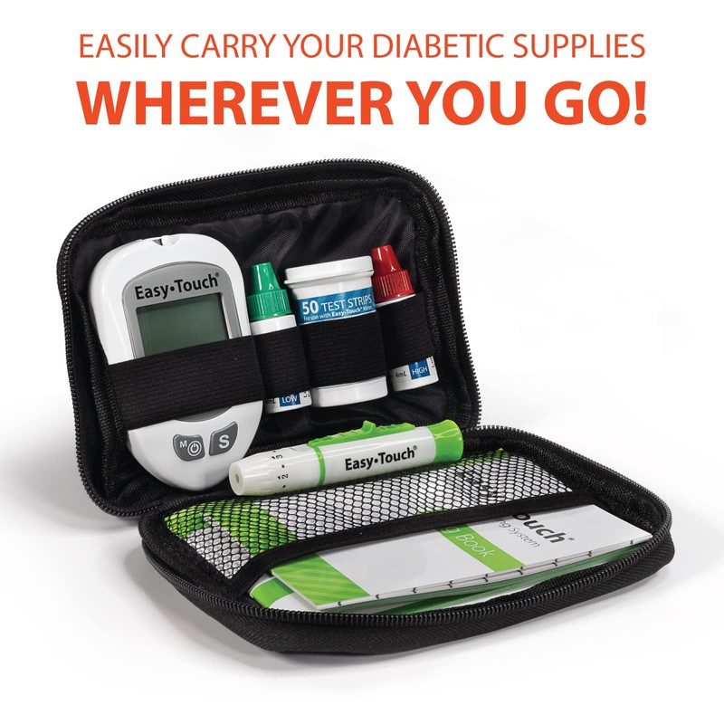 EasyTouch Glucose Monitoring System with 1 Meter, 10 Twist Lancets,