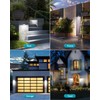 kolpop Solar Lights Outdoor 2 Pack, 140LED/3 Modes Motion Sensor