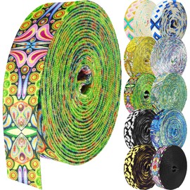 Grosun 1.5 inch Patterned Nylon Webbing Belt Webbing Straps Purse Straps Backpack Straps Nylon Belt for Seatbelt, Bags, Backpacks, Luggage (T, 10 Yards)