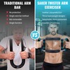 Twister Arm Trainer,Adjustable Chest Arm Workout Equipment,60-110lb Chest Exerciser for