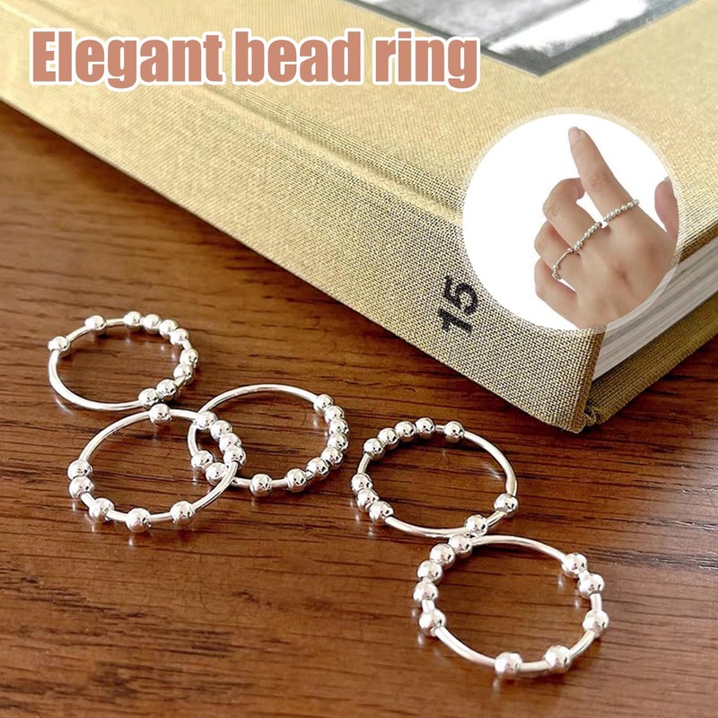 Pack of 3 Anxiety Ring, Fidget Ring, Stress Rings, Anti