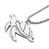 BAMAY 18K Gold Sea Turtle Necklace Stainless Steel Tortoise Pendant