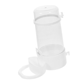 FRCOLOR Dispensador de Agua para Pájaros con Depósito de Automático y Seguro Fácil de Instalar Compatible con Jaulas para Periquitos Loros y Otras Aves Pequeñas
