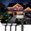 HOFLYW Solar Spotlights Outdoor Waterproof Landscape Path Lights Solar Dusk